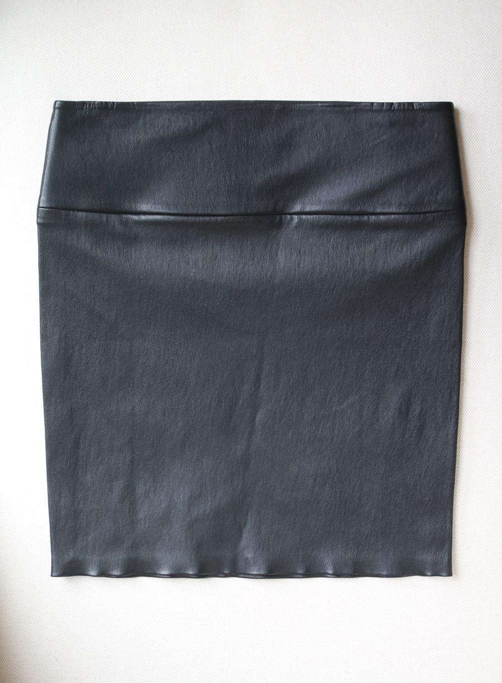 SPRWMN LEATHER MINI SKIRT SMALL - Image 2