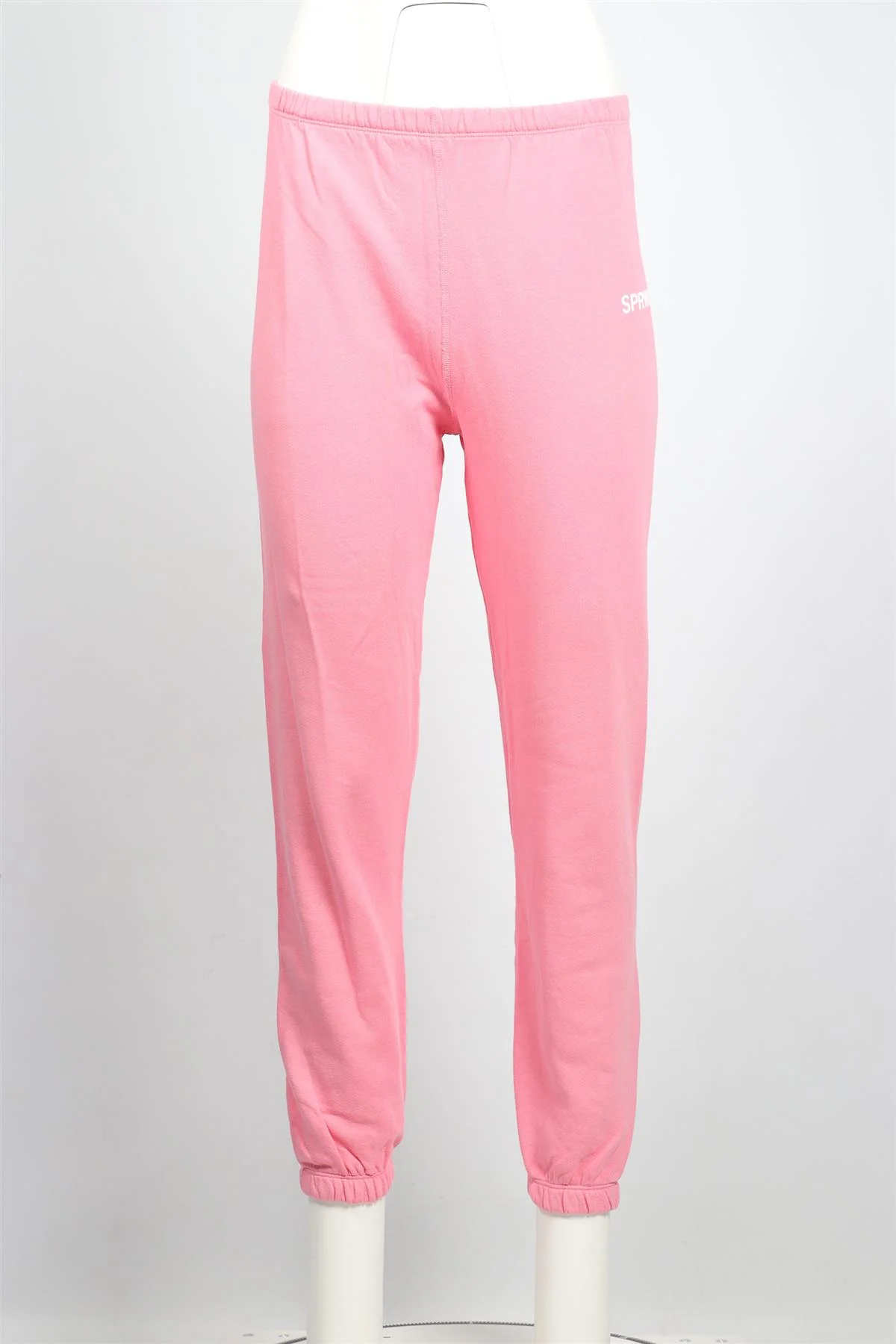 SPRWMN PINK COTTON TRACK PANTS XSMALL - Image 2