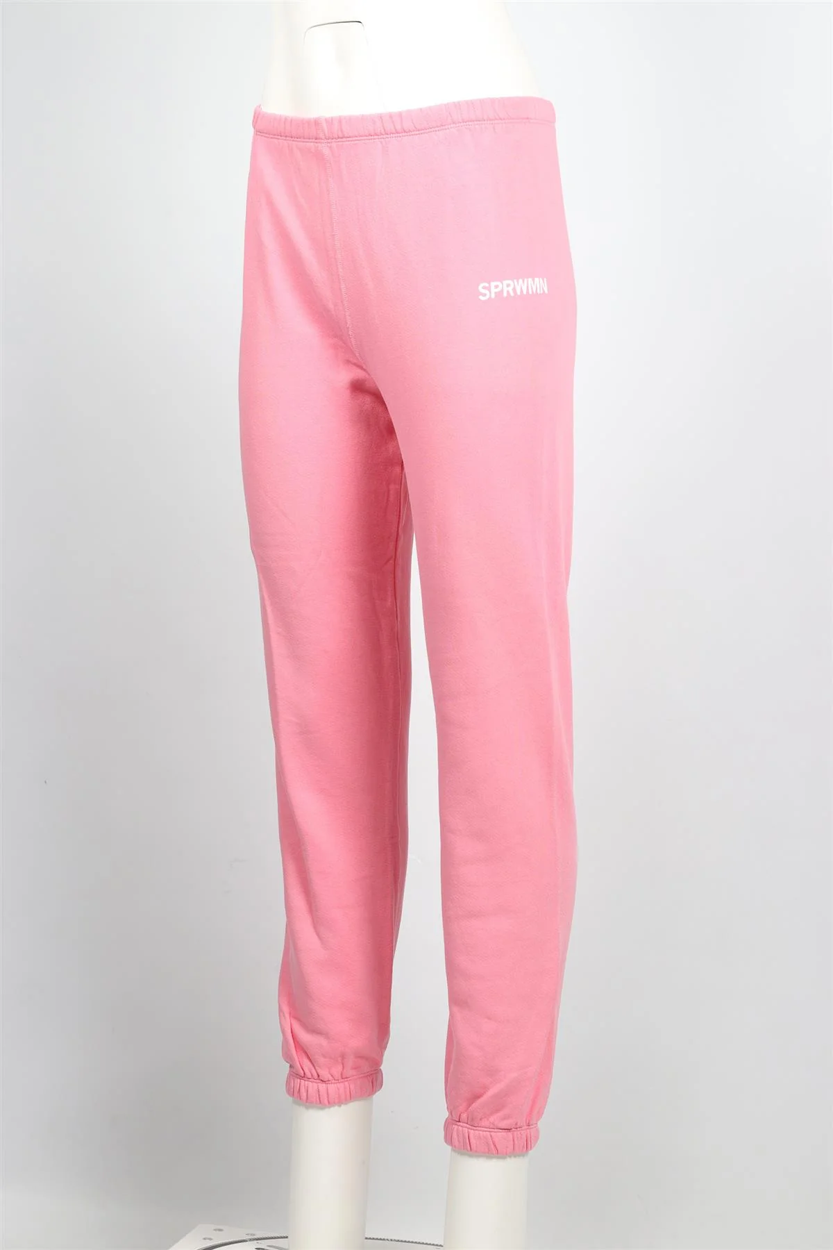 SPRWMN PINK COTTON TRACK PANTS XSMALL - Image 3