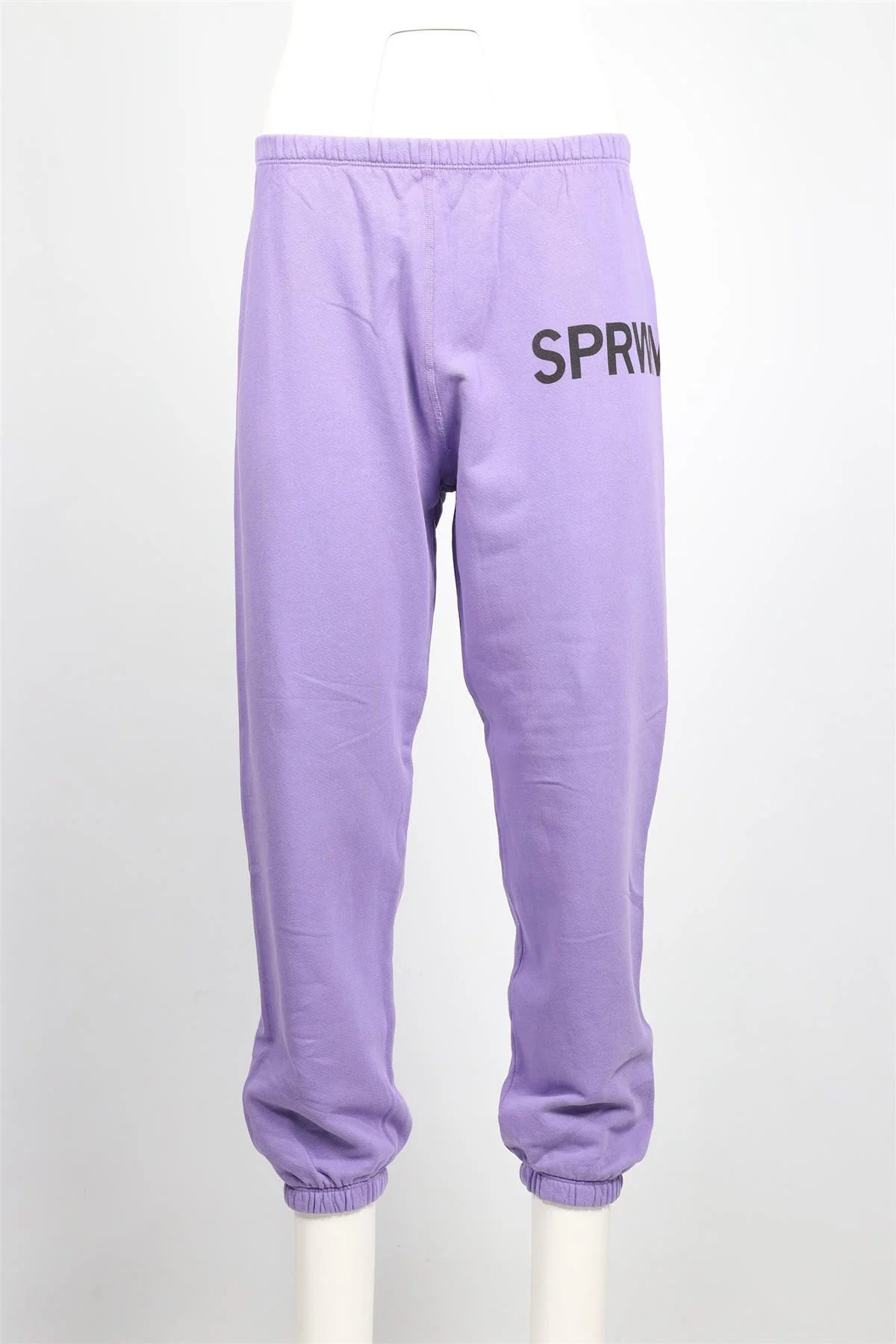 SPRWMN PURPLE COTTON TRACK PANTS SMALL - Image 2