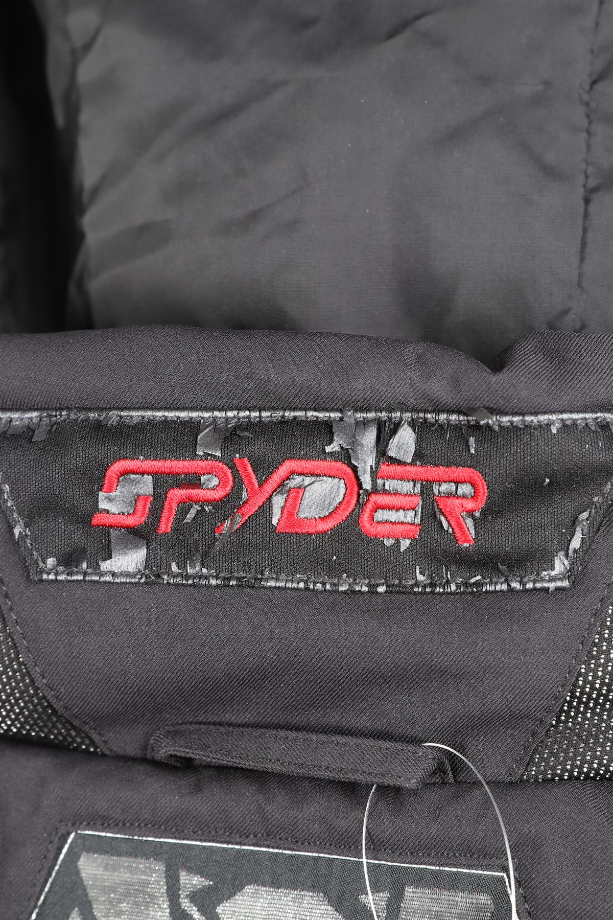 SPYDER BLACK MEN'S PADDED JACKET MEDIUM - Image 6