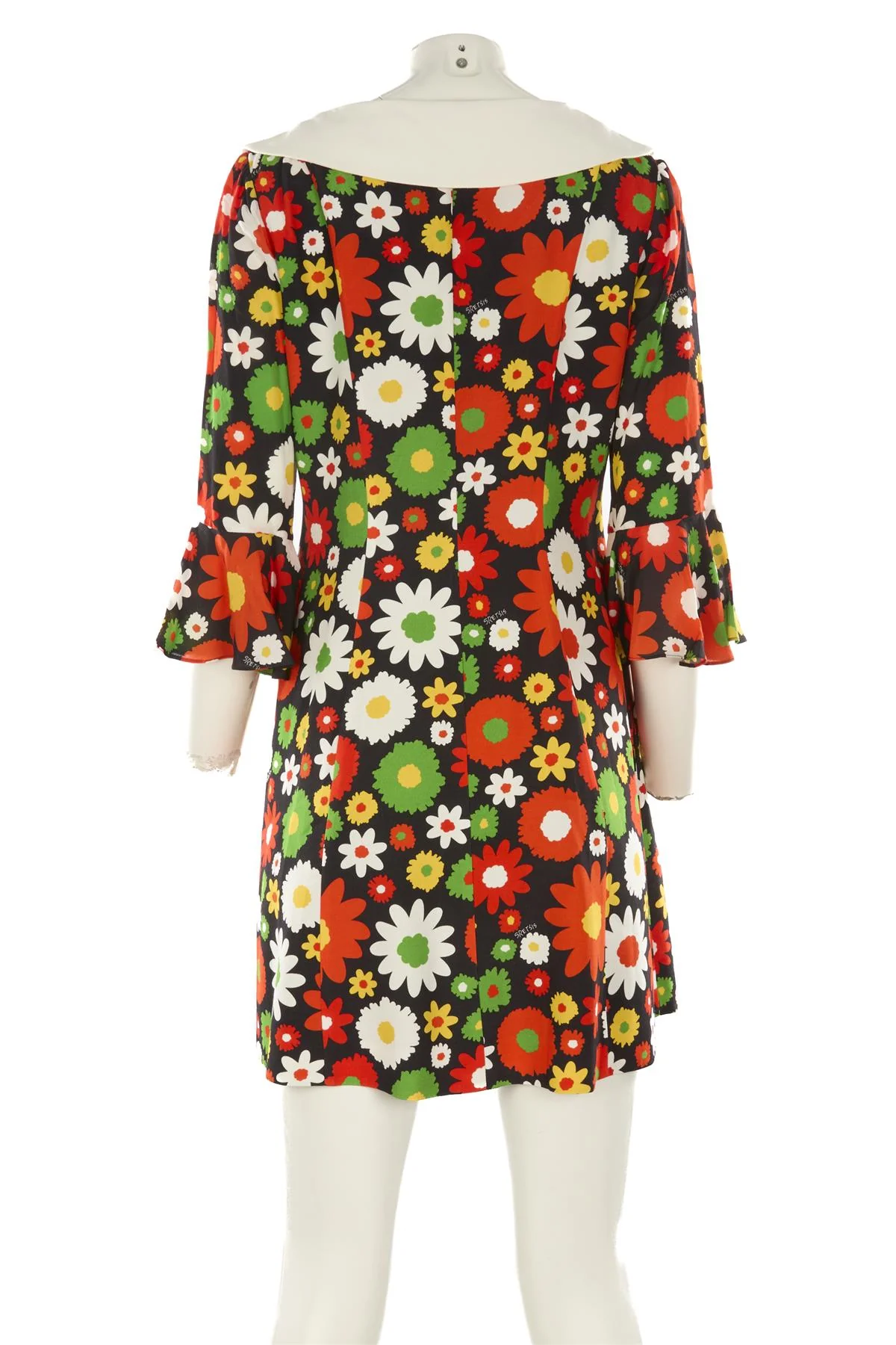 SRETSIS MULTI CREPE MINI DRESS UK 10 - Image 4