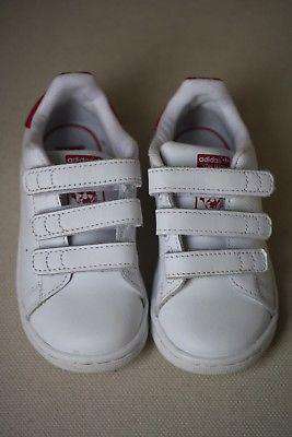 STAN SMITH ADIDAS KIDS WHITE TRAINERS EU 24 UK 7K - Image 3