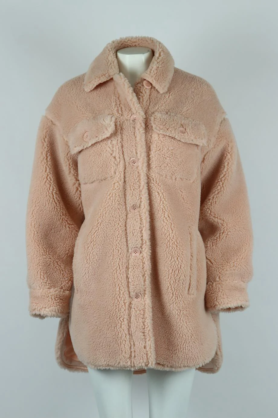 STAND STUDIOS OVERSIZED FAUX SHEARLING JACKET XSMALL - Image 2