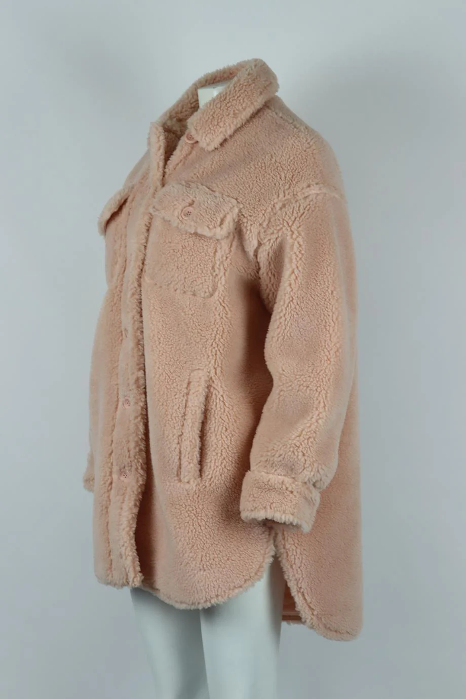 STAND STUDIOS OVERSIZED FAUX SHEARLING JACKET XSMALL - Image 3