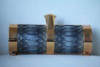 STARK AT HARRODS FIERCE SNAKE PYTHON PANTHER CLUTCH BAG - Image 5