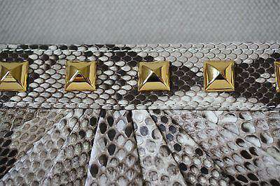 STARK AT HARRODS NATURAL PYTHON ARC CLUTCH BAG - Image 5