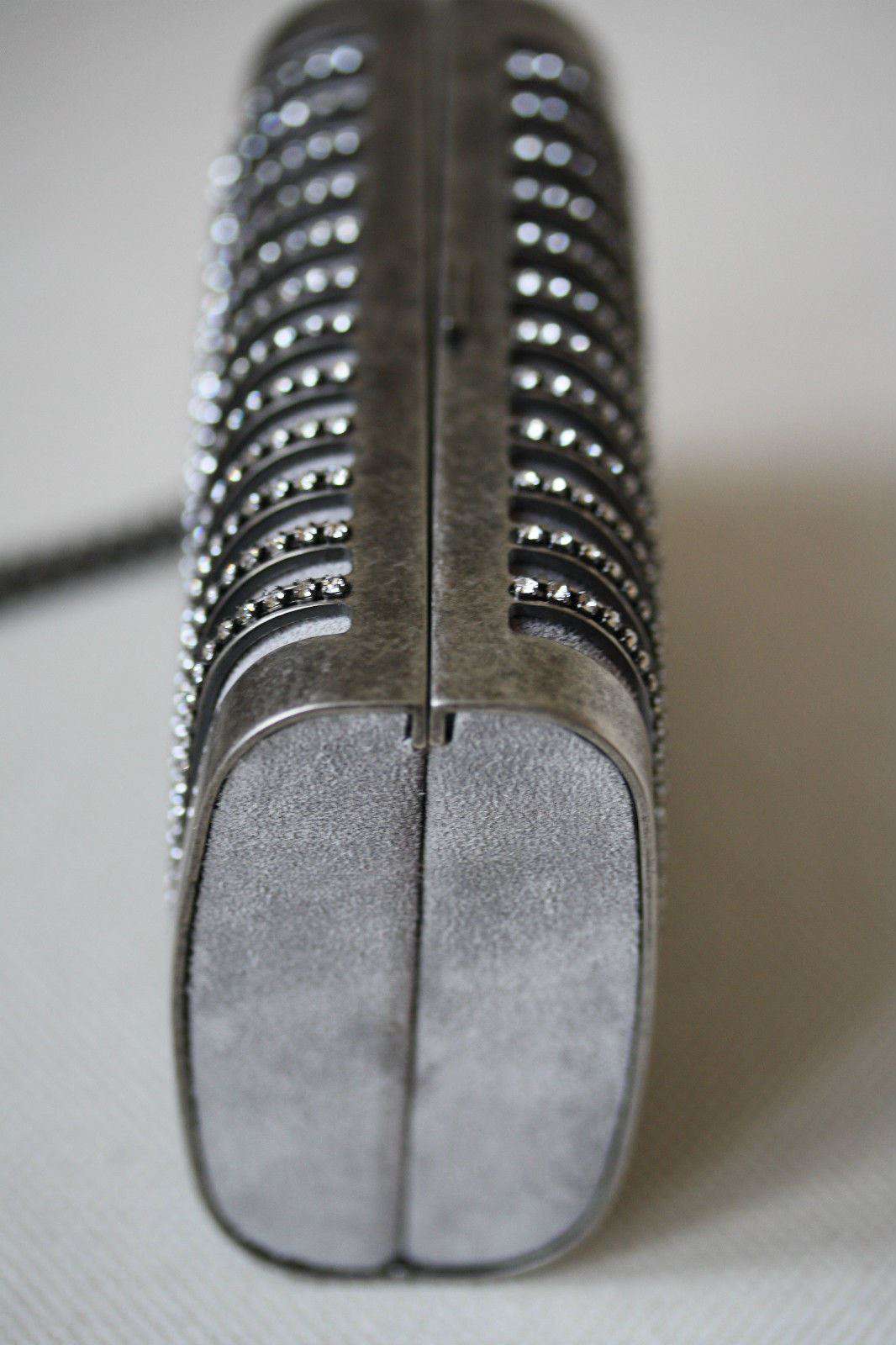 STARK AT HARRODS SEDUCTRESS SILVER CRYSTAL BOX CLUTCH - Image 7