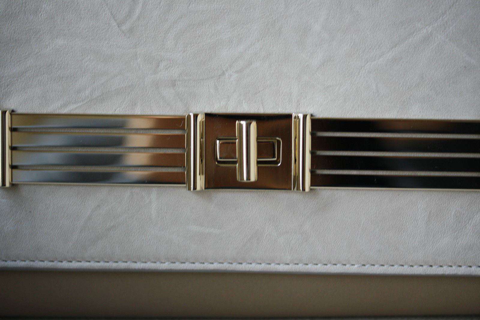 STARK AT HARRODS SERENA BEIGE CLUTCH HANDBAG - Image 8