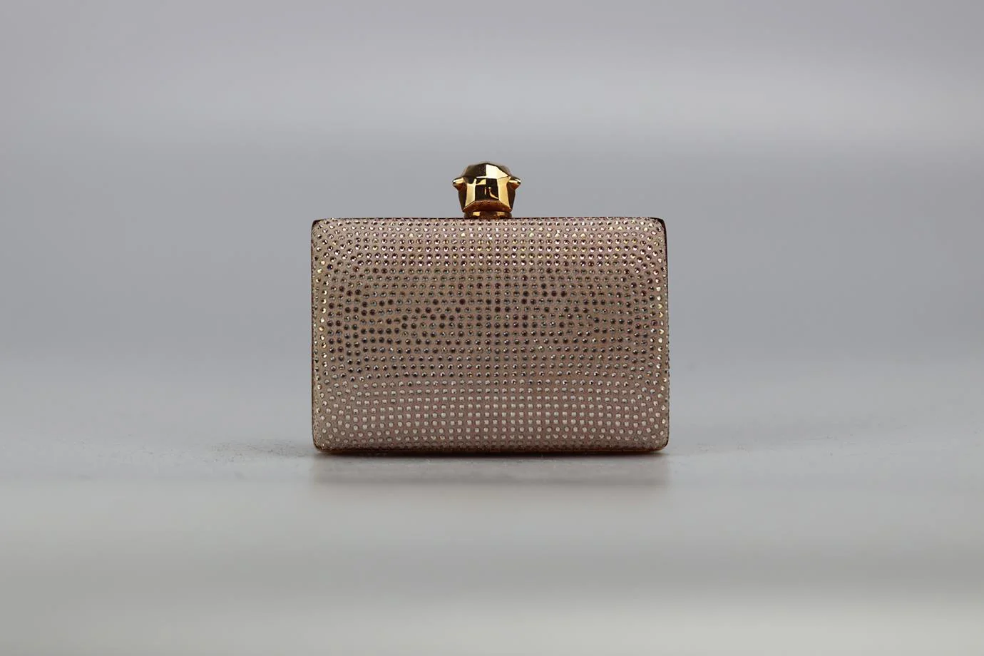 STARK CRYSTAL EMBELLISHED SUEDE CLUTCH - Image 5