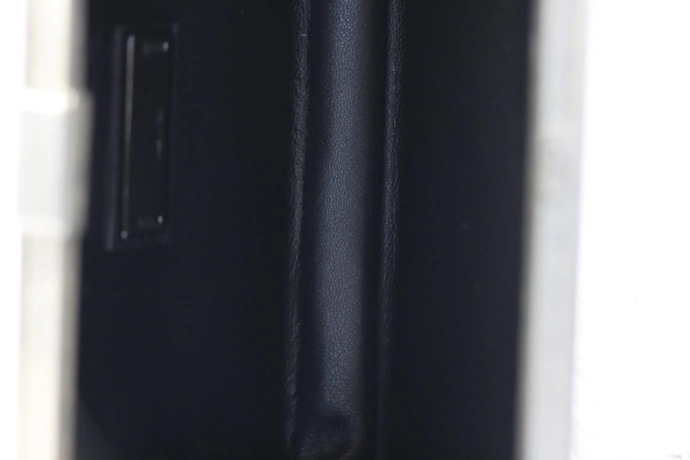 STARK EMBOSSED GUNMETAL TONE CLUTCH - Image 8