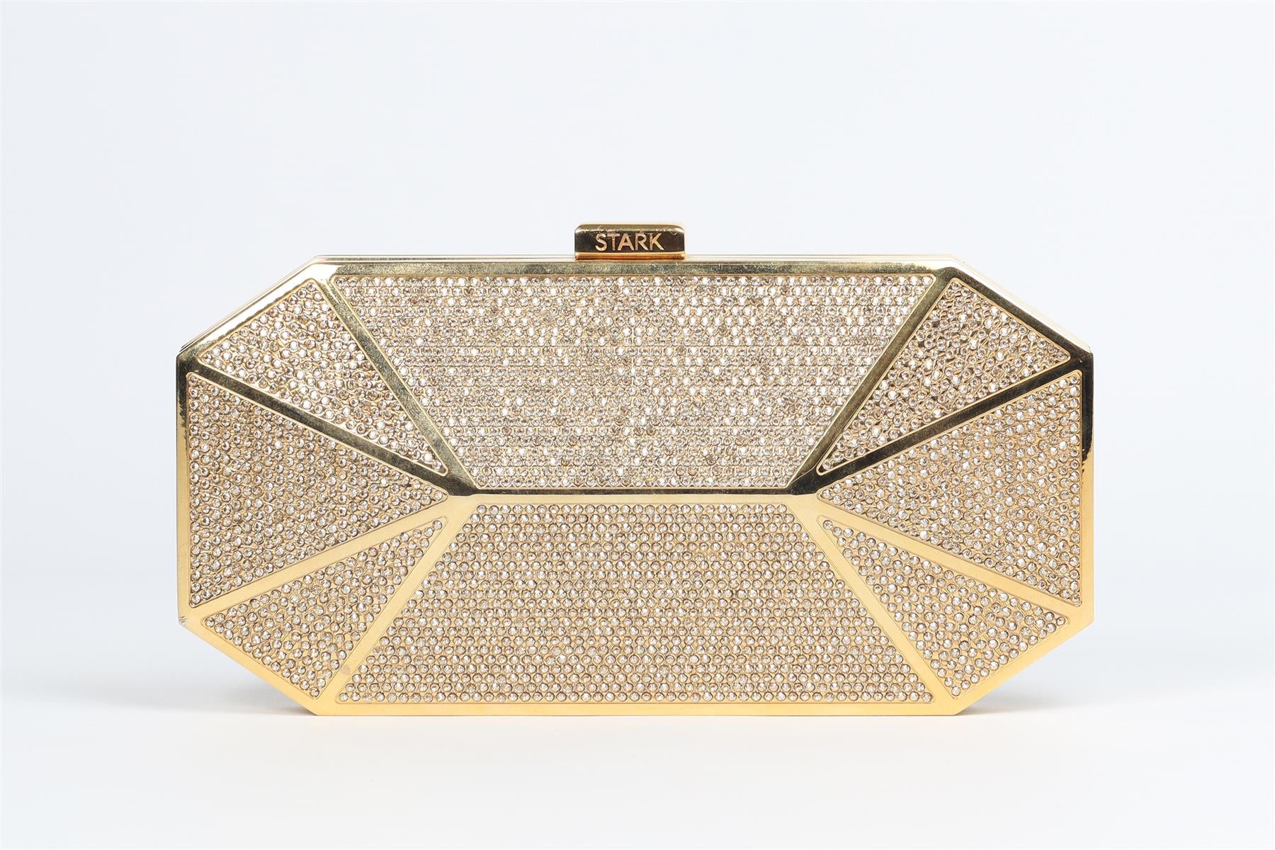 THE STARK GOLD CRYSTAL AND METAL CLUTCH - Image 2