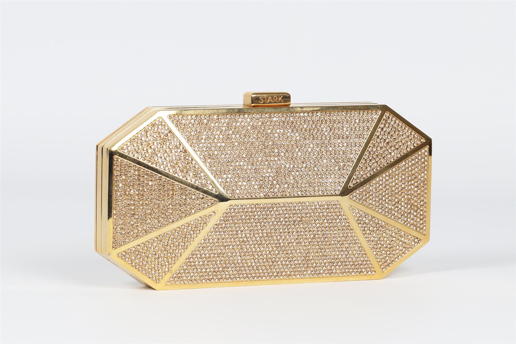 THE STARK GOLD CRYSTAL AND METAL CLUTCH - Image 3
