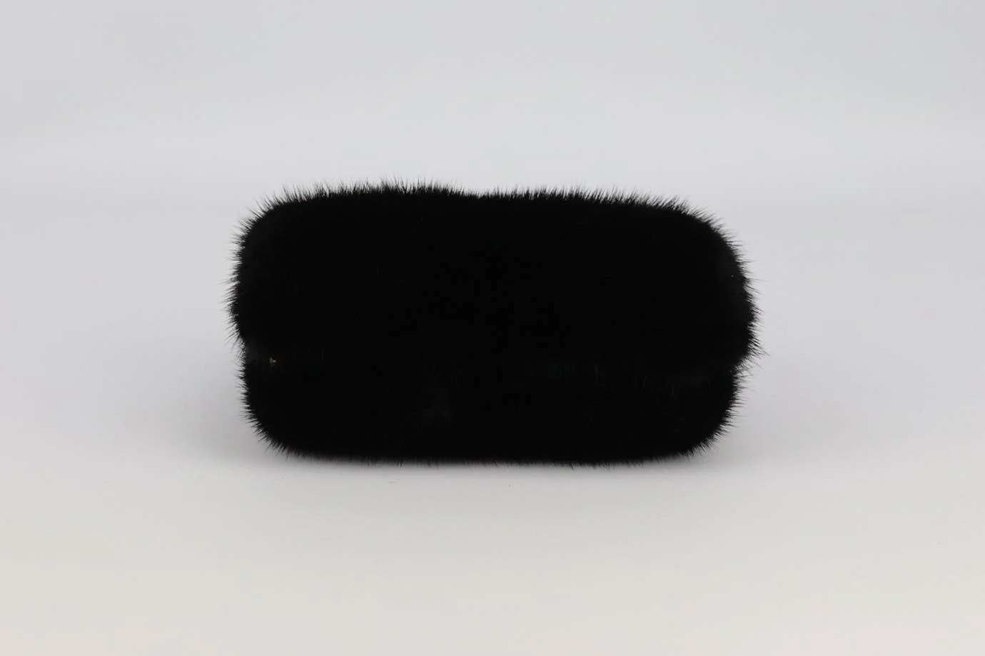 STARK MINK FUR AND SUEDE BOX CLUTCH - Image 6