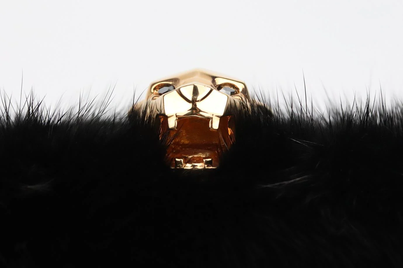 STARK MINK FUR AND SUEDE BOX CLUTCH - Image 7