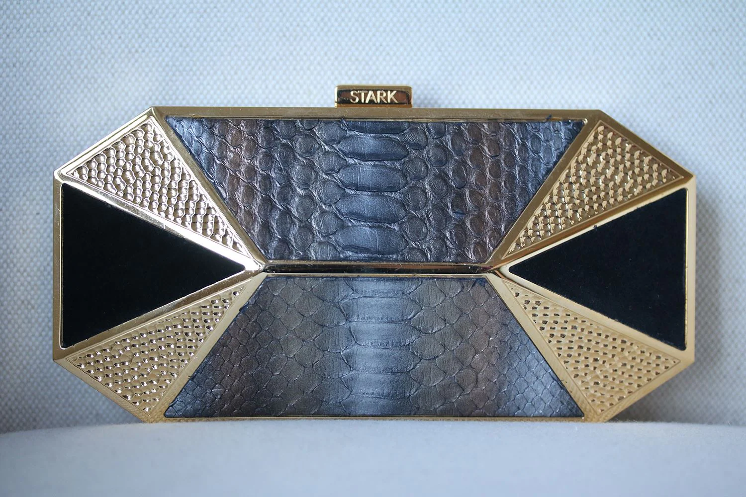 STARK PUT A RING ON IT PYTHON BOX CLUTCH - Image 4