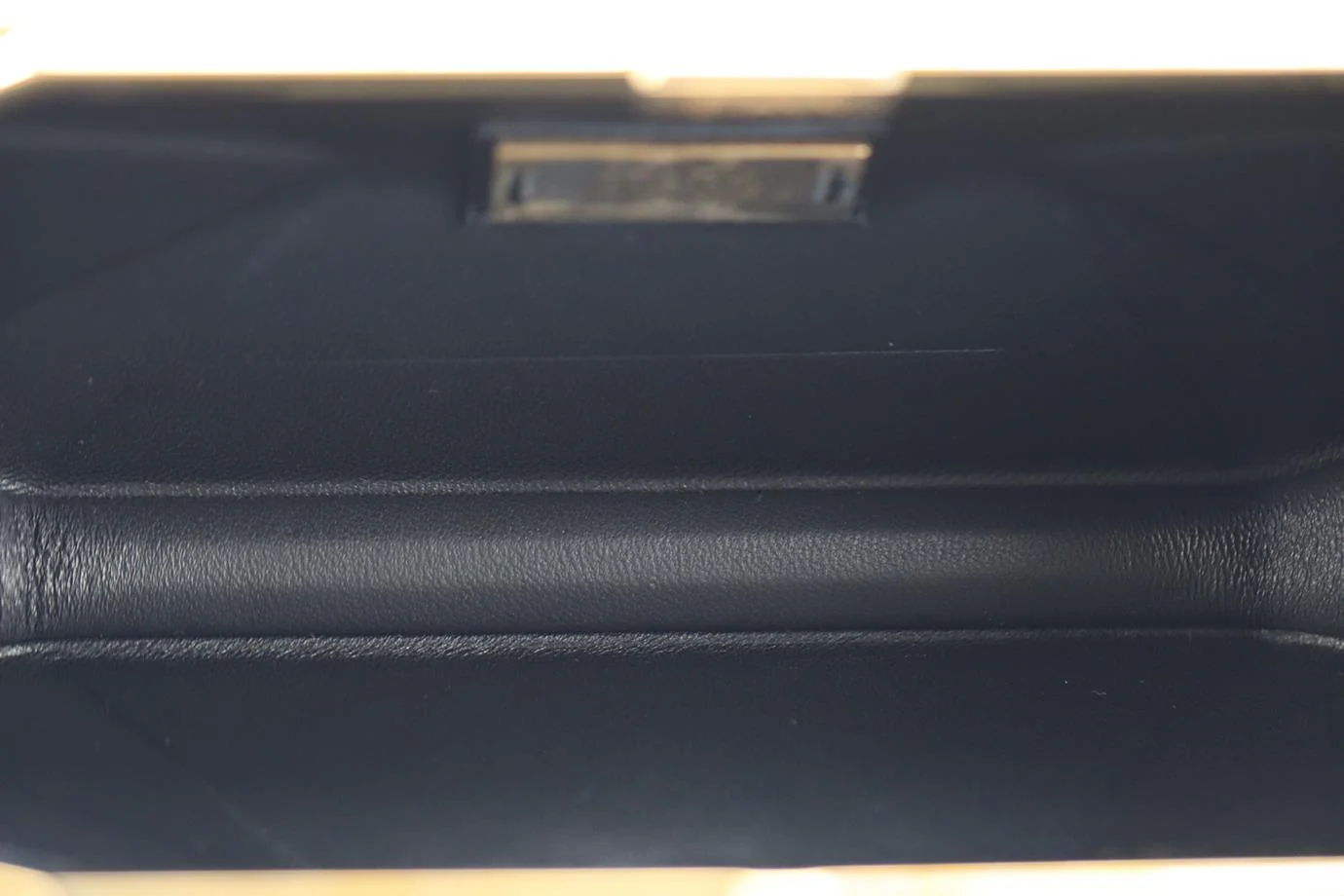 STARK PYTHON AND GOLD TONE CLUTCH - Image 8