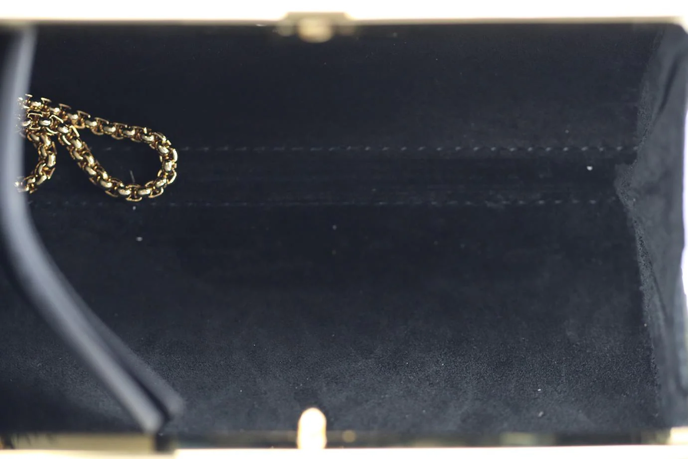 STARK PYTHON AND GOLD TONE CLUTCH - Image 8