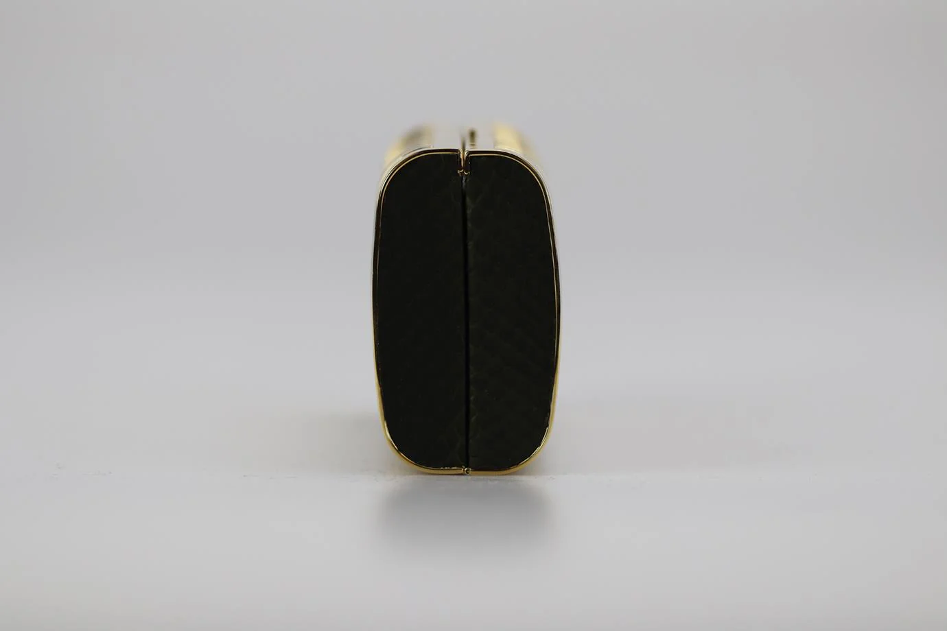 STARK PYTHON AND GOLD TONE CLUTCH - Image 3