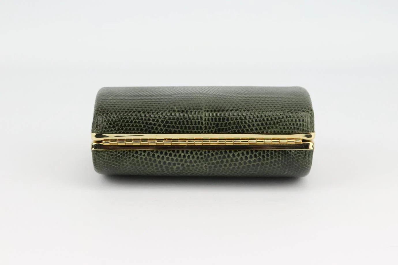 STARK SNAKE EFFECT LEATHER BOX CLUTCH - Image 5