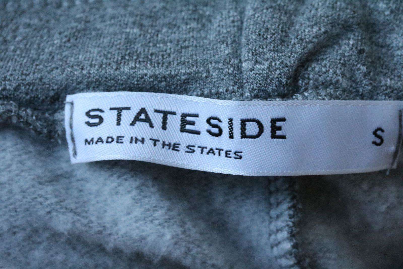 STATESIDE FLEECE GREY SWEATPANTS SMALL - Image 2