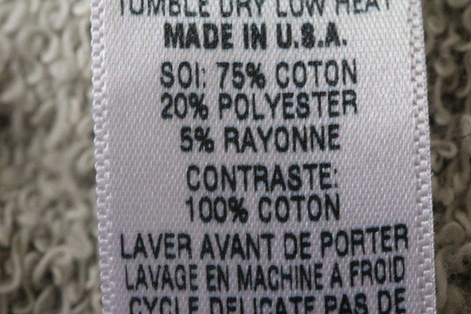 STATESIDE GREY FLEECE SWEATSHIRT SMALL - Image 7