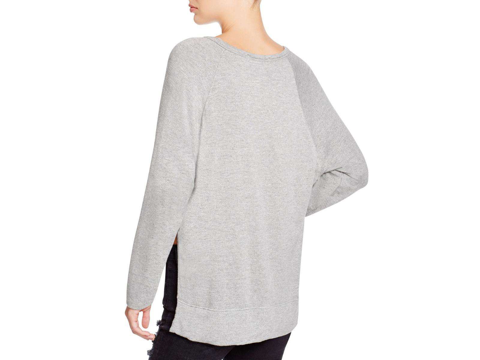 STATESIDE GREY FLEECE SWEATSHIRT SMALL - Image 8