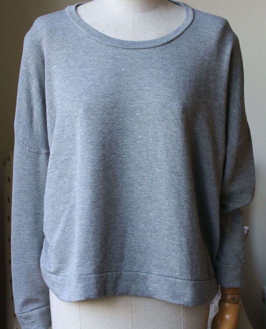 STATESIDE HEATHER GREY SWEATER MEDIUM - Image 5