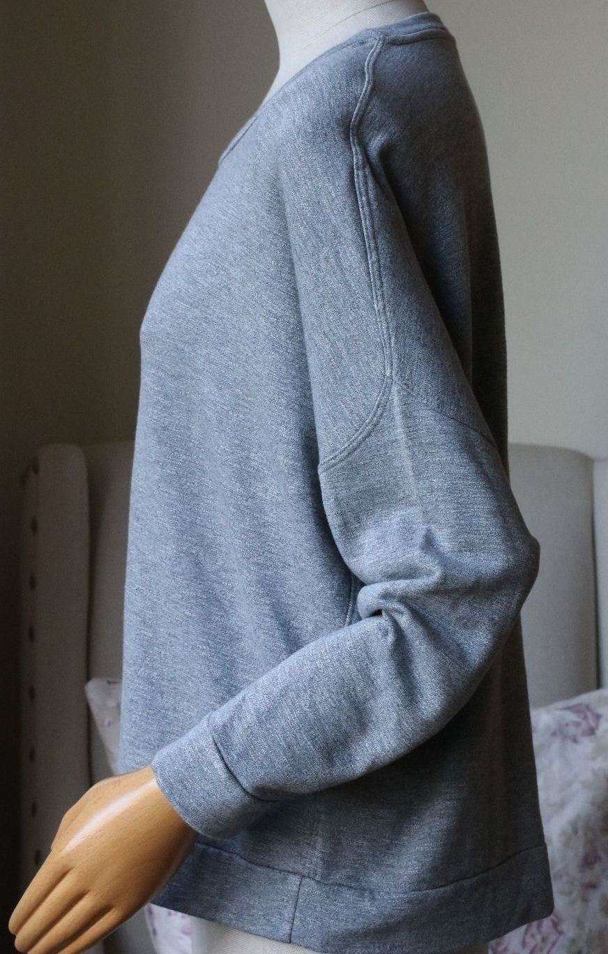 STATESIDE HEATHER GREY SWEATER MEDIUM - Image 8