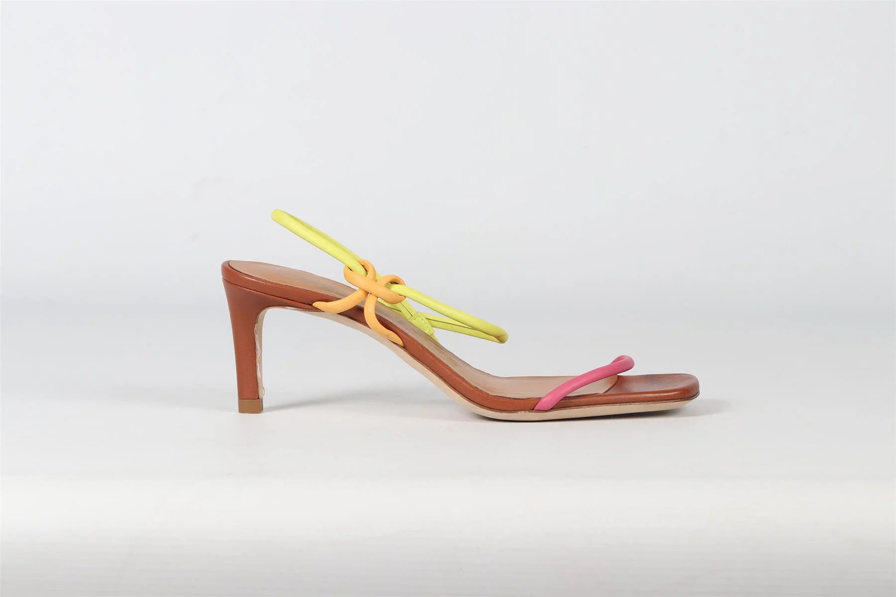 STAUD LEATHER SANDALS EU 37.5 UK 4.5 US 7.5 - Image 2