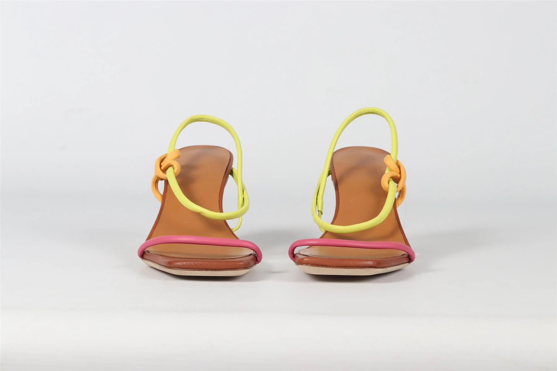 STAUD LEATHER SANDALS EU 37.5 UK 4.5 US 7.5 - Image 3