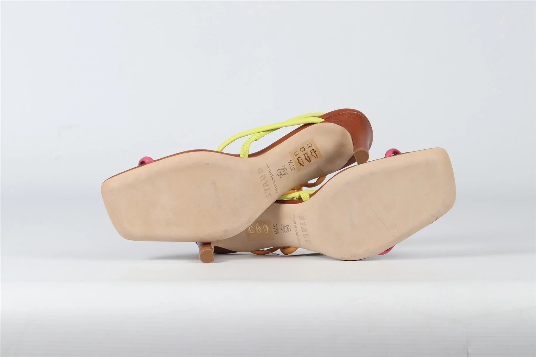 STAUD LEATHER SANDALS EU 37.5 UK 4.5 US 7.5 - Image 5
