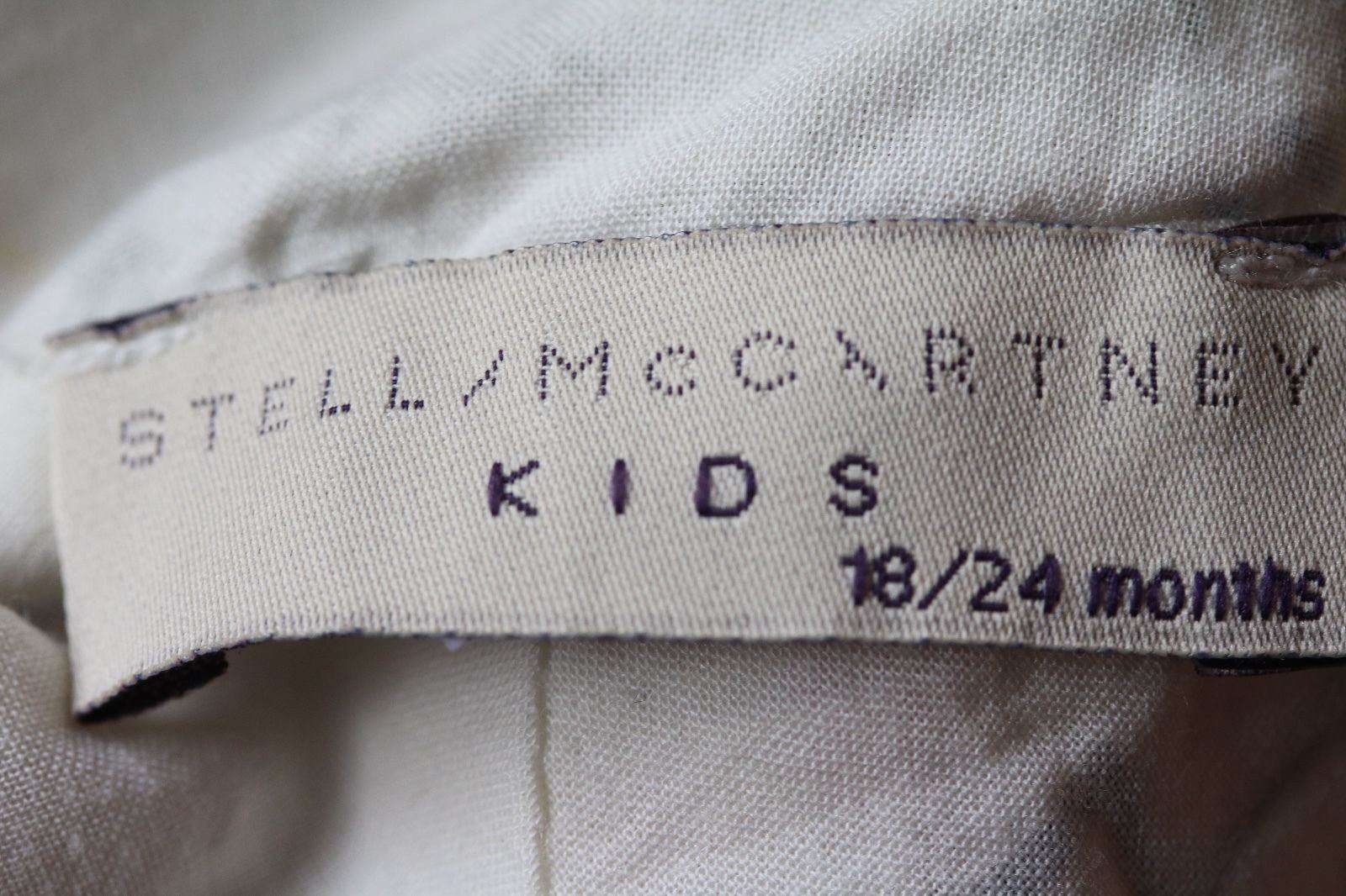 STELLA MCCARNEY KIDS BABY GIRLS IVORY ZIGZAG DOLORES SUN HAT 18-24 MONTHS - Image 4