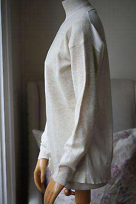 STELLA MCCARTNEY ASYMMETRIC TWO TONE WOOL SWEATER IT 42 UK 10 - Image 4