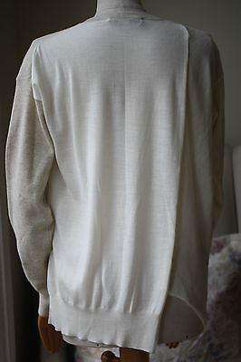 STELLA MCCARTNEY ASYMMETRIC TWO TONE WOOL SWEATER IT 42 UK 10 - Image 5