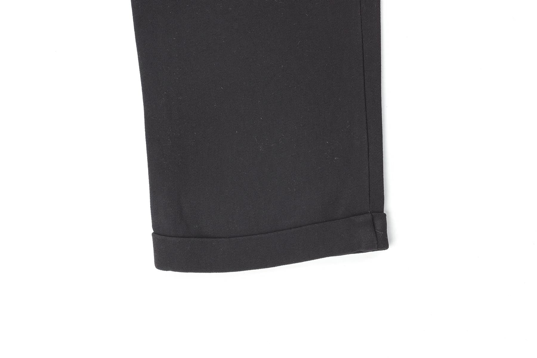 STELLA MCCARTNEY BLACK CREPE TAPERED PANTS IT 34 UK 2 - Image 5