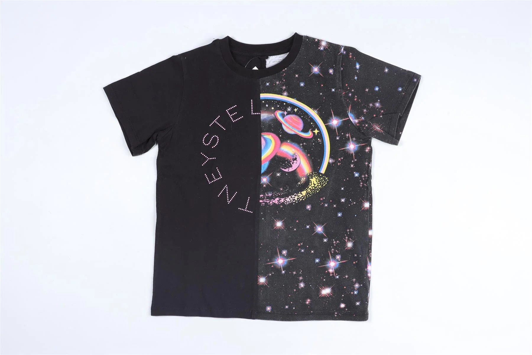 STELLA MCCARTNEY BLACK KIDS BOYS T-SHIRT 8 YEARS - Image 2