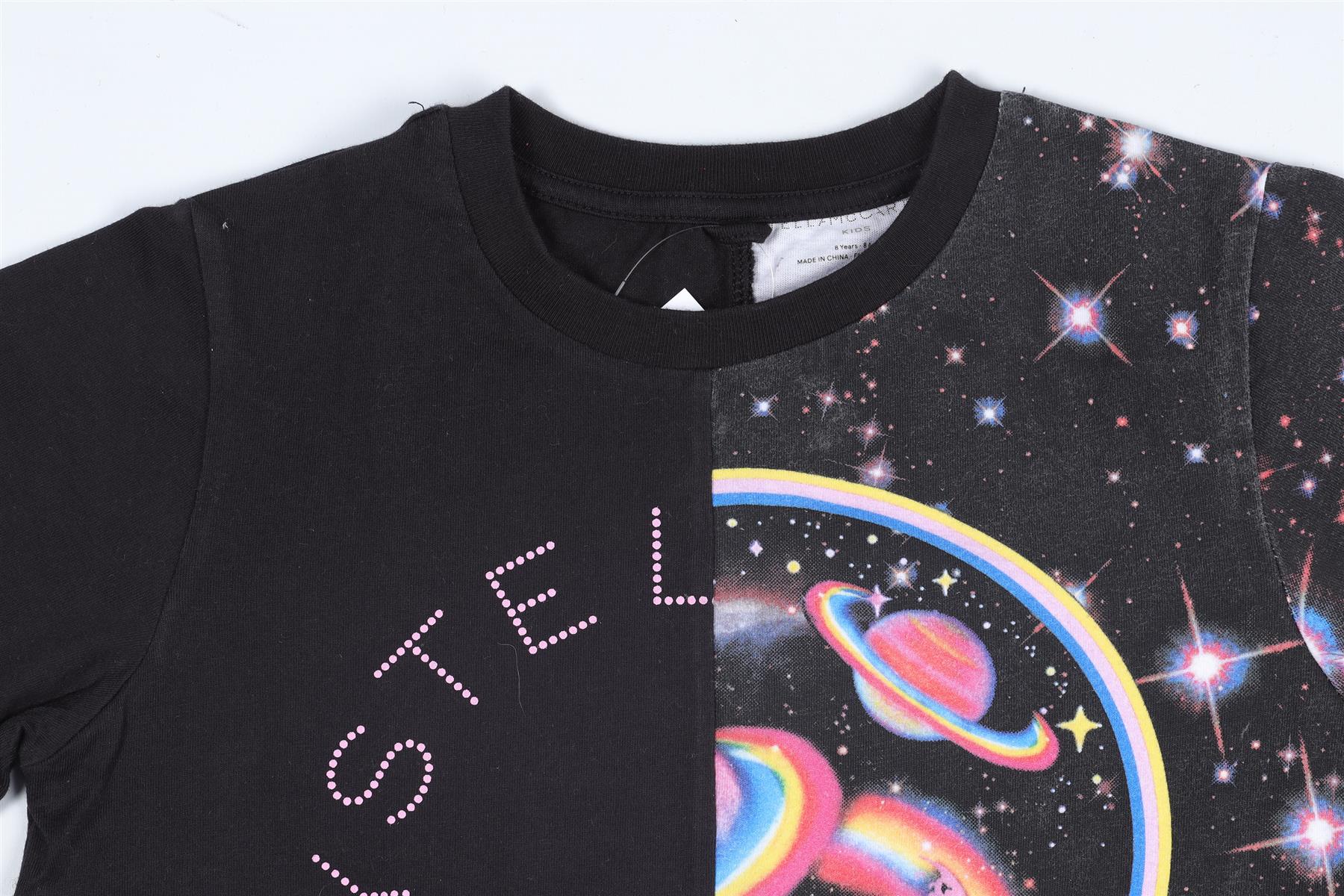 STELLA MCCARTNEY BLACK KIDS BOYS T-SHIRT 8 YEARS - Image 3