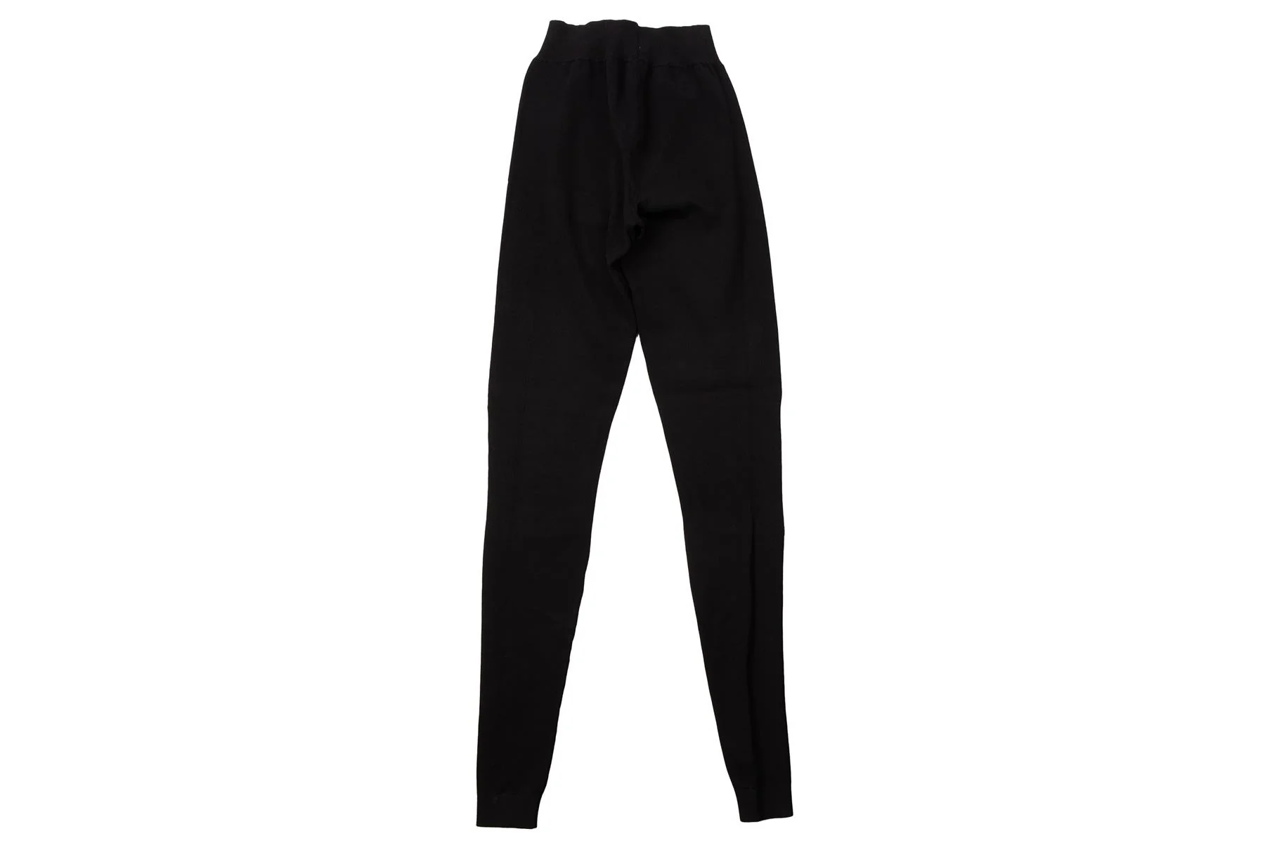 STELLA MCCARTNEY BLACK KNIT LEGGINGS IT 36 UK 4 - Image 4