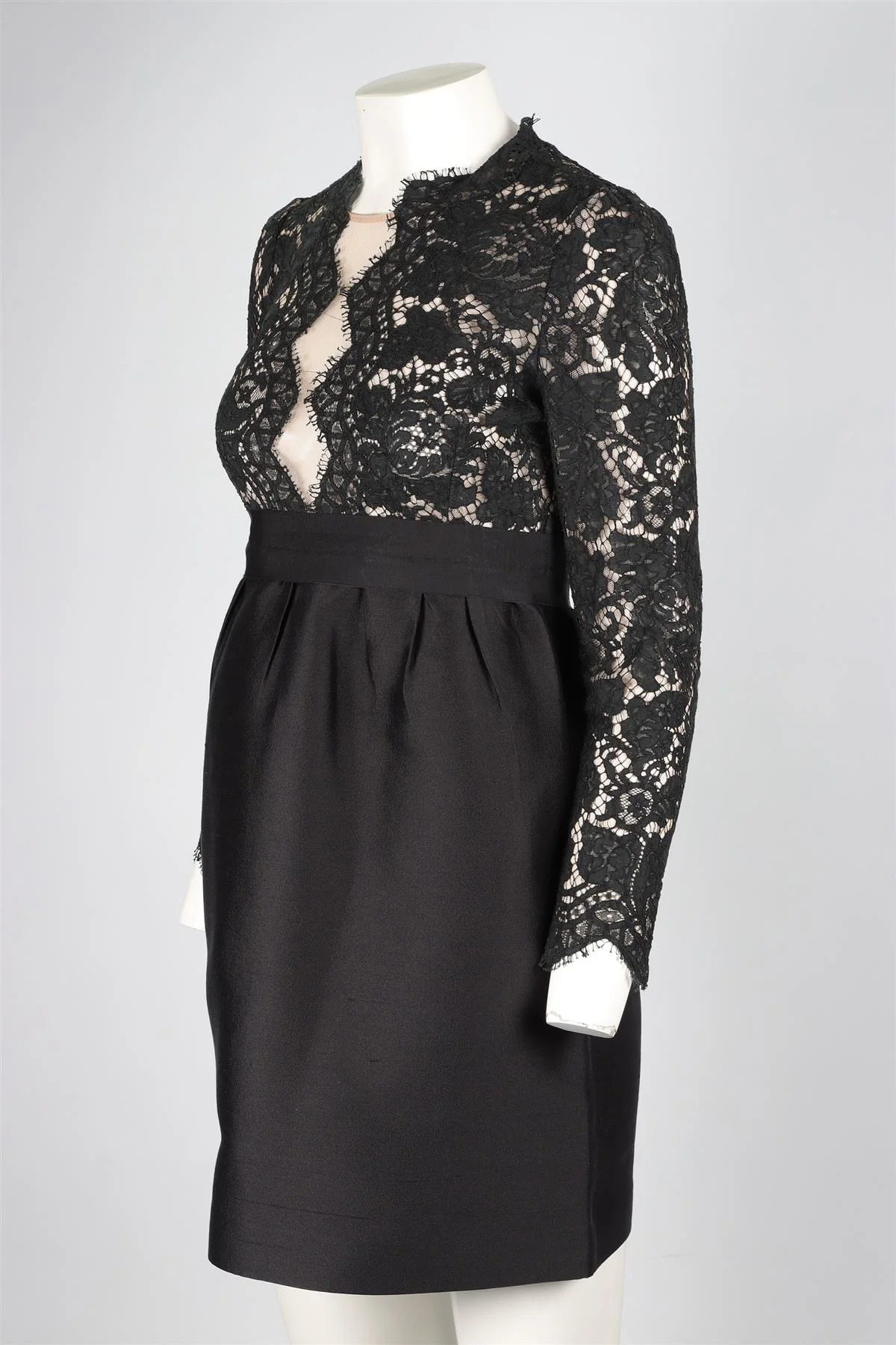 STELLA MCCARTNEY BLACK LACE MINI DRESS IT 40 UK 8 - Image 3