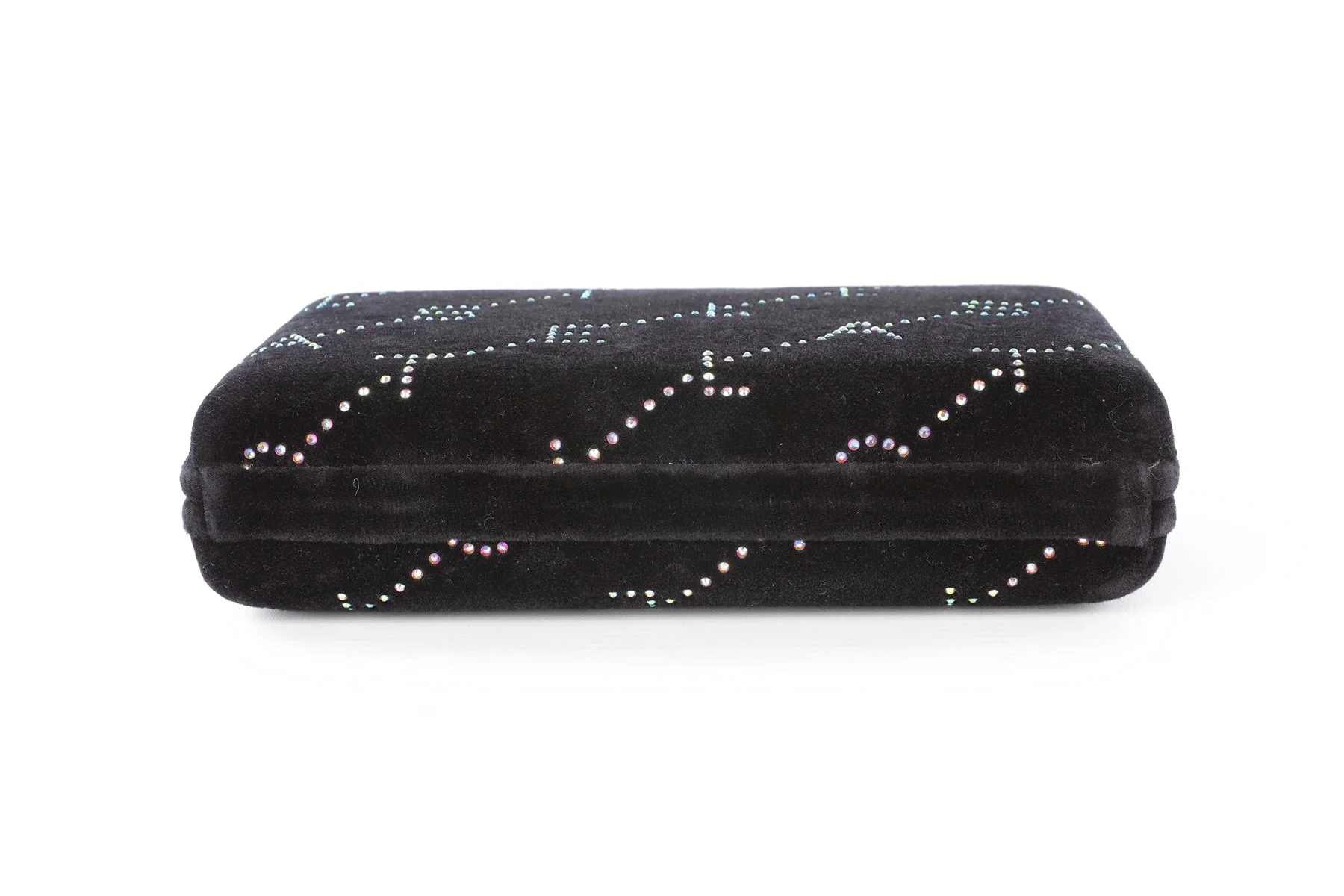 STELLA MCCARTNEY BLACK VELVET CLUTCH - Image 7