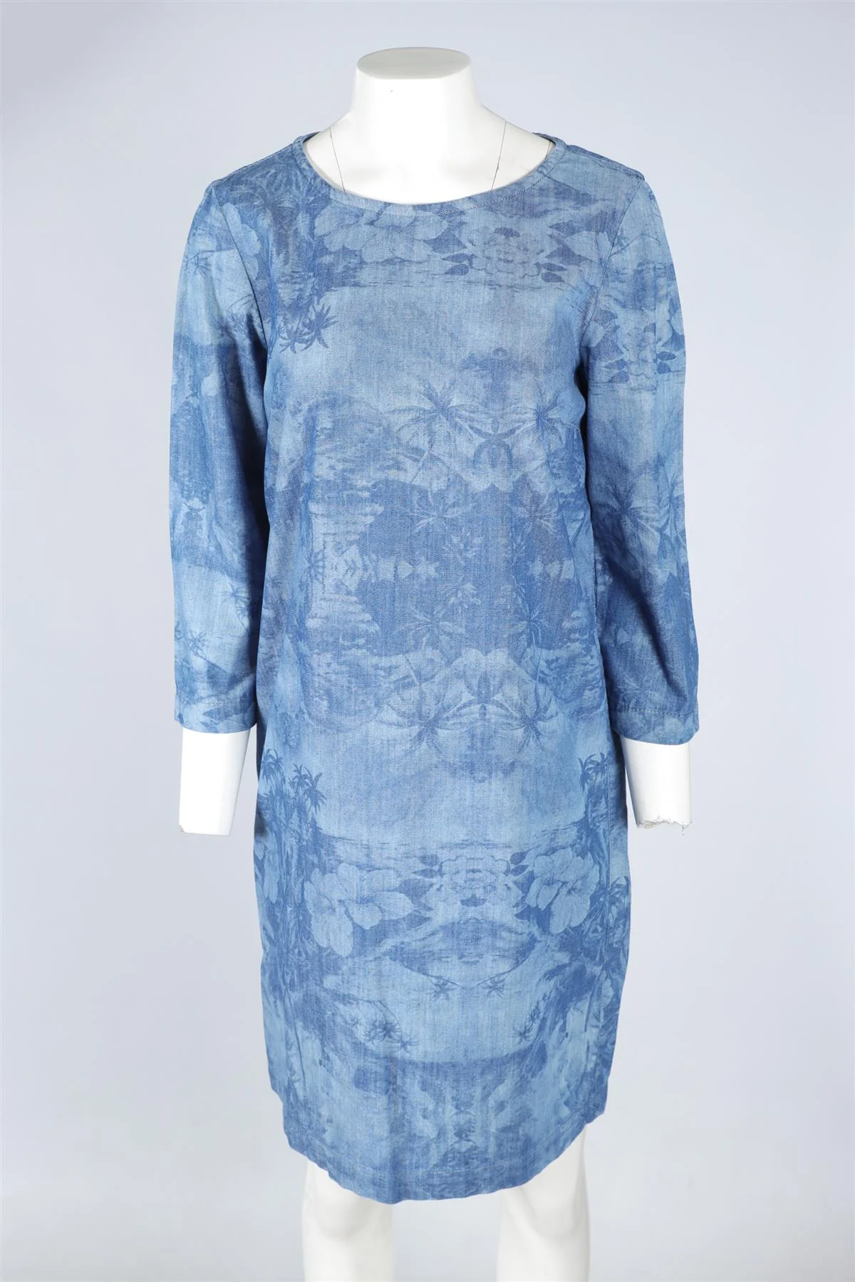STELLA MCCARTNEY BLUE DENIM MINI DRESS IT 44 UK 12 - Image 2