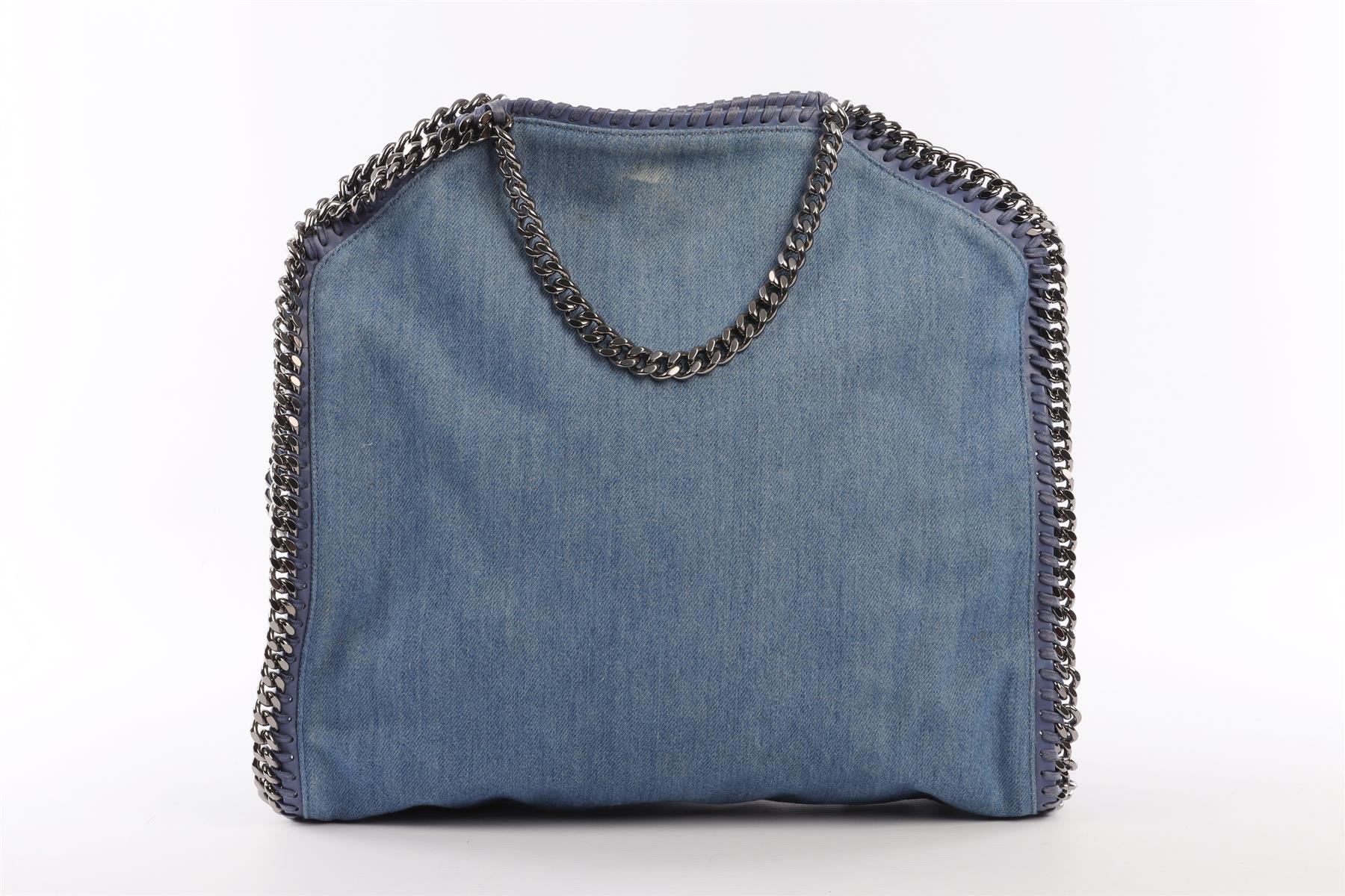 STELLA MCCARTNEY BLUE FALABELLA DENIM SHOULDER BAG - Image 5