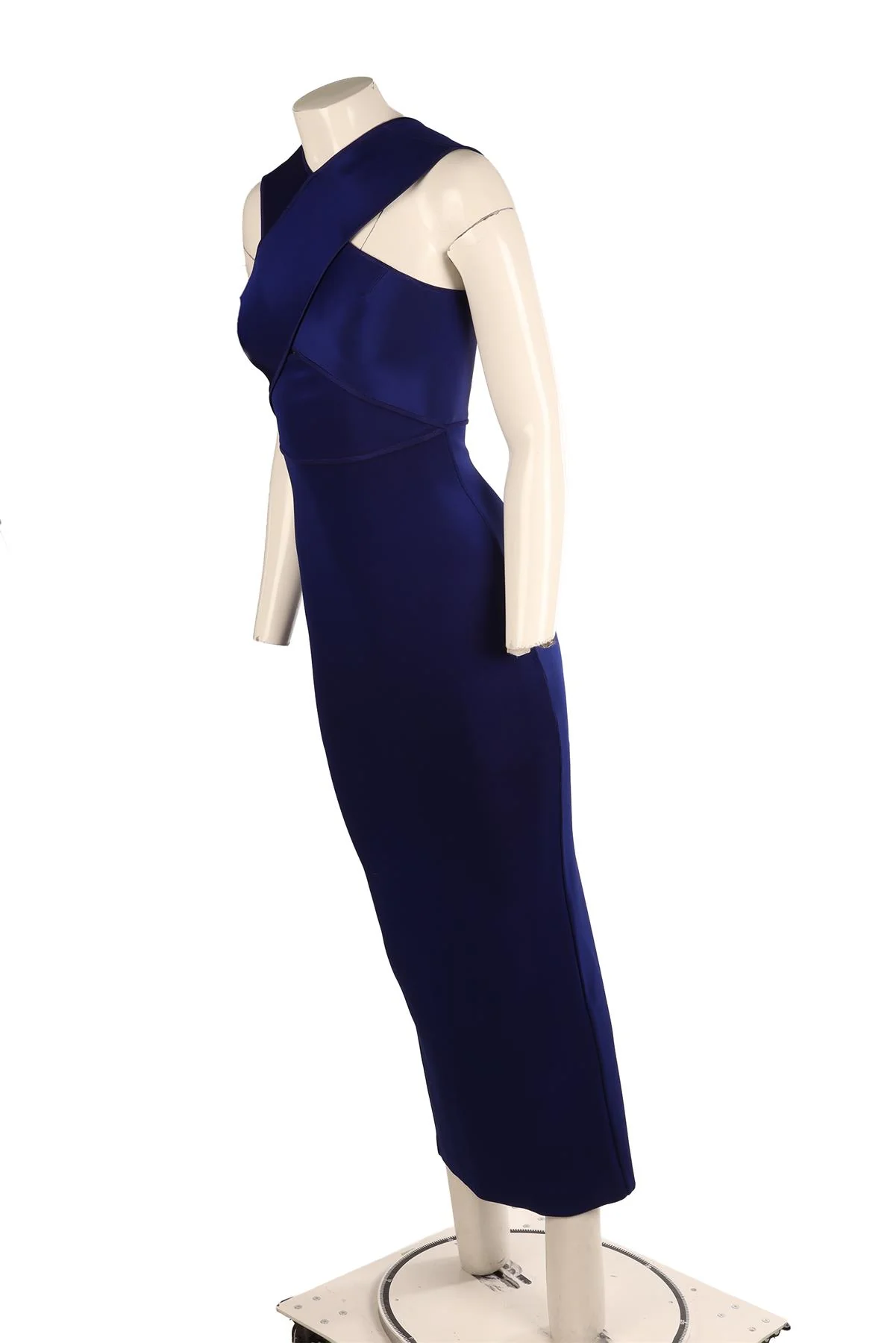 STELLA MCCARTNEY BLUE KNIT MAXI DRESS IT 36 UK 4 - Image 3