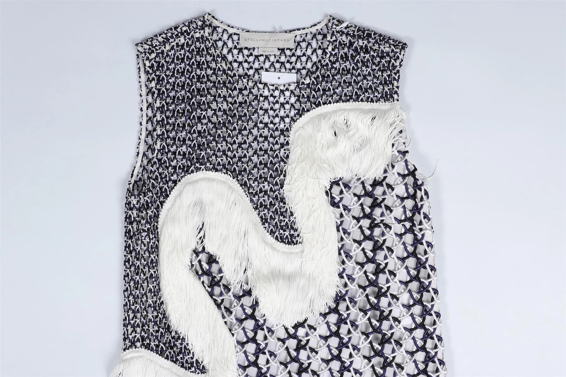 STELLA MCCARTNEY BLUE LACE MINI DRESS IT 34 UK 2 - Image 3