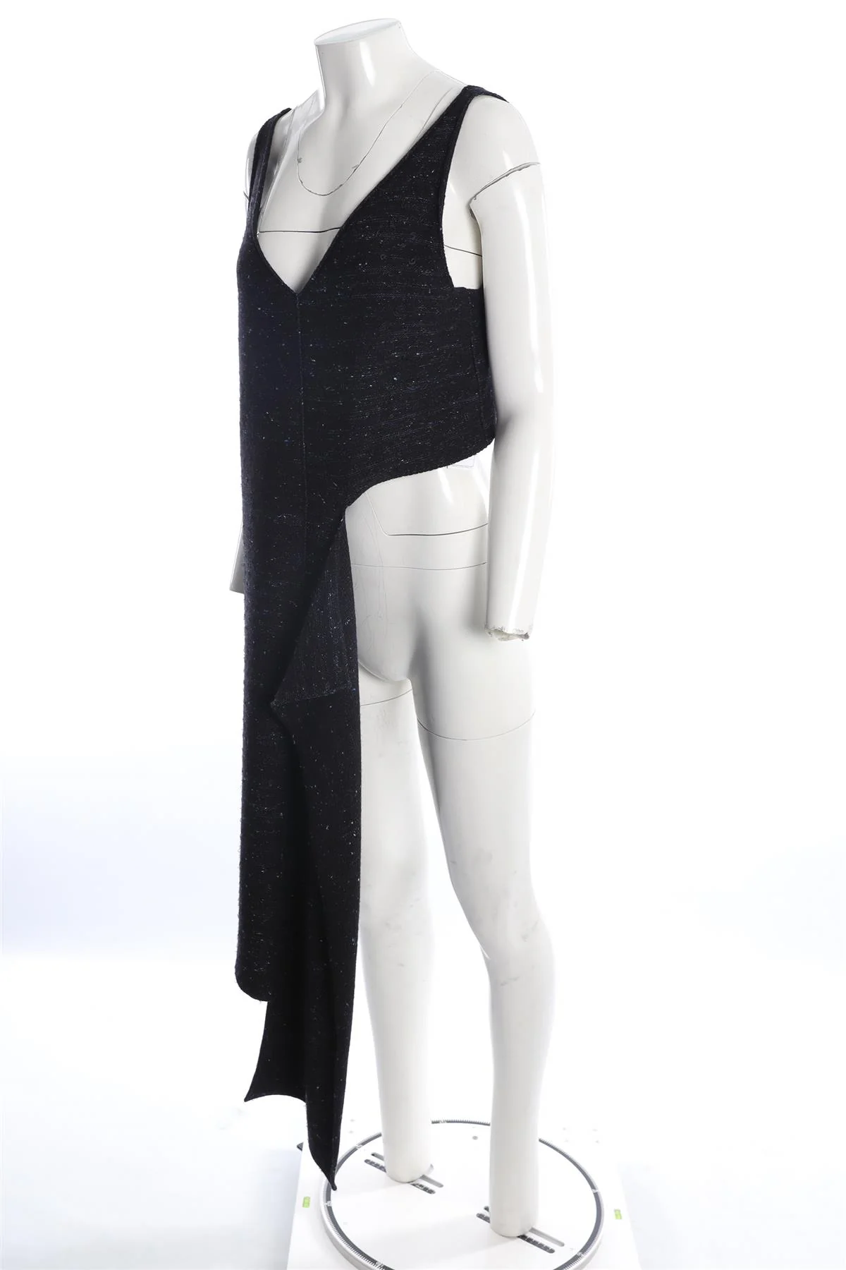 STELLA MCCARTNEY BLUE WOOL TOP IT 40 UK 8 - Image 3