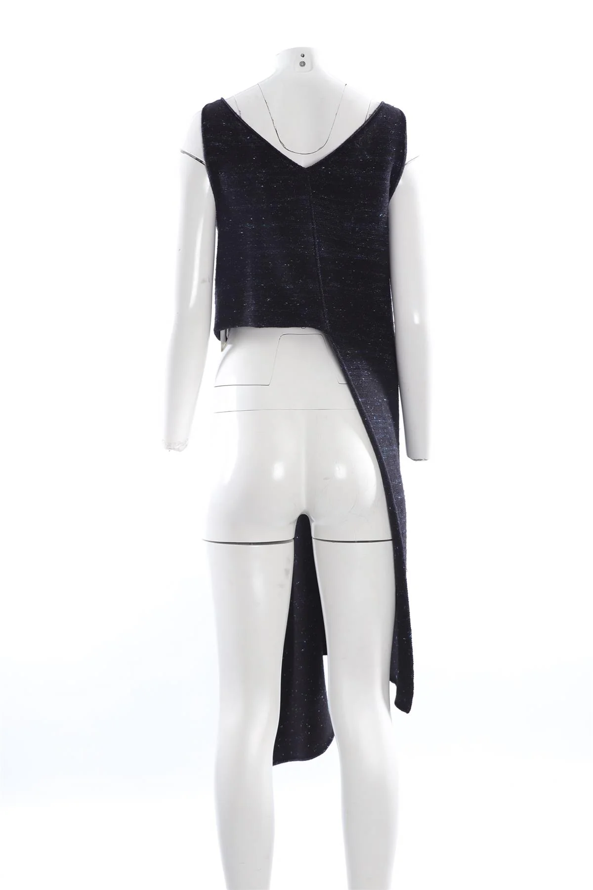 STELLA MCCARTNEY BLUE WOOL TOP IT 40 UK 8 - Image 4