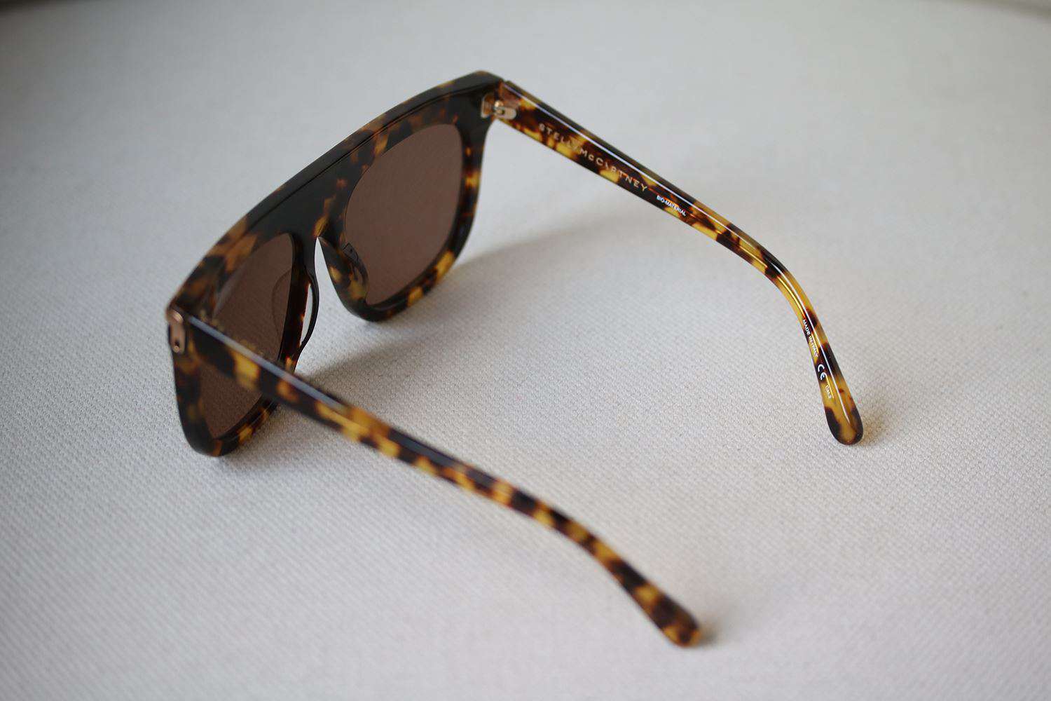 STELLA MCCARTNEY CHAIN-TRIMMED D-FRAME ACETATE SUNGLASSES - Image 5