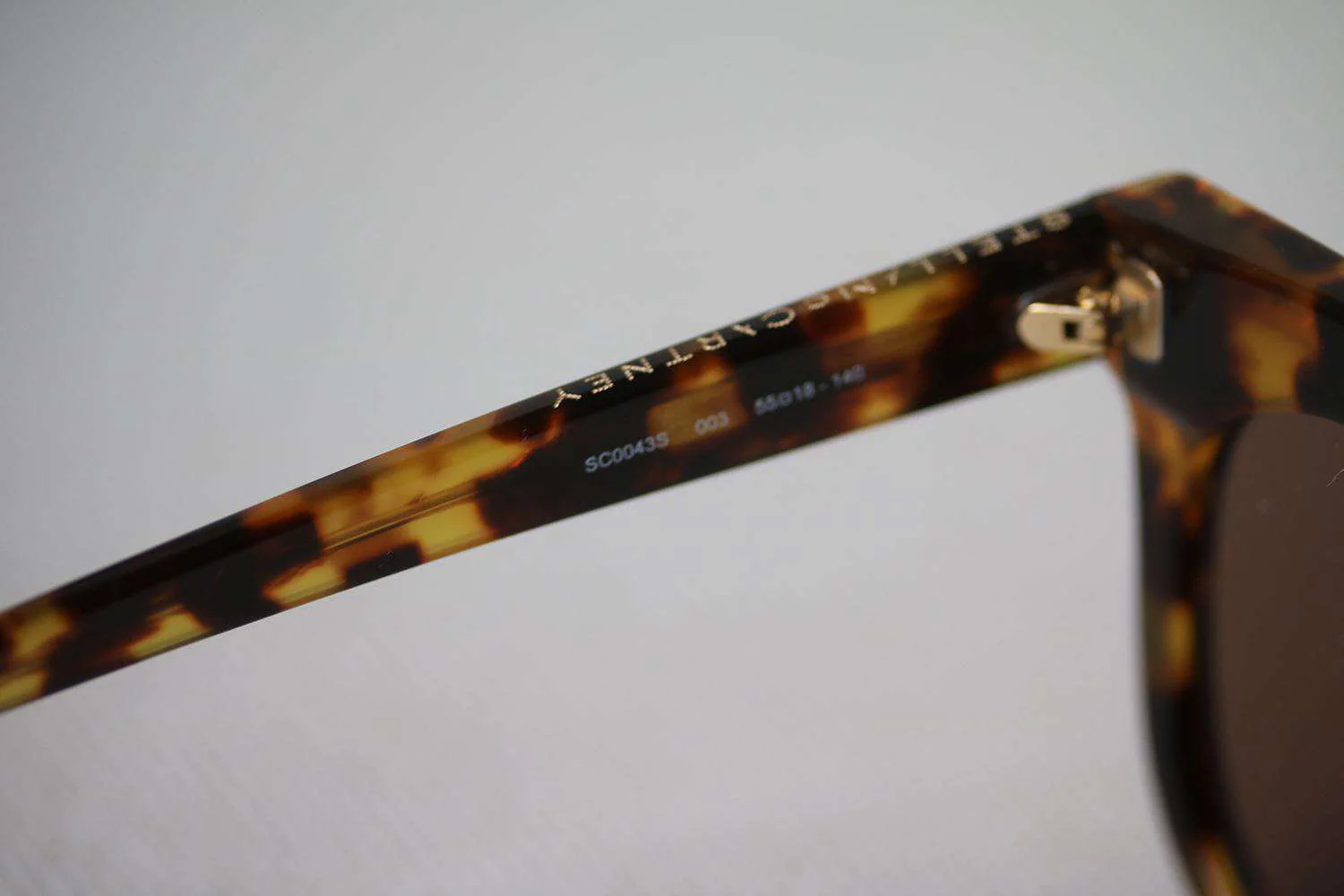 STELLA MCCARTNEY CHAIN-TRIMMED D-FRAME ACETATE SUNGLASSES - Image 7