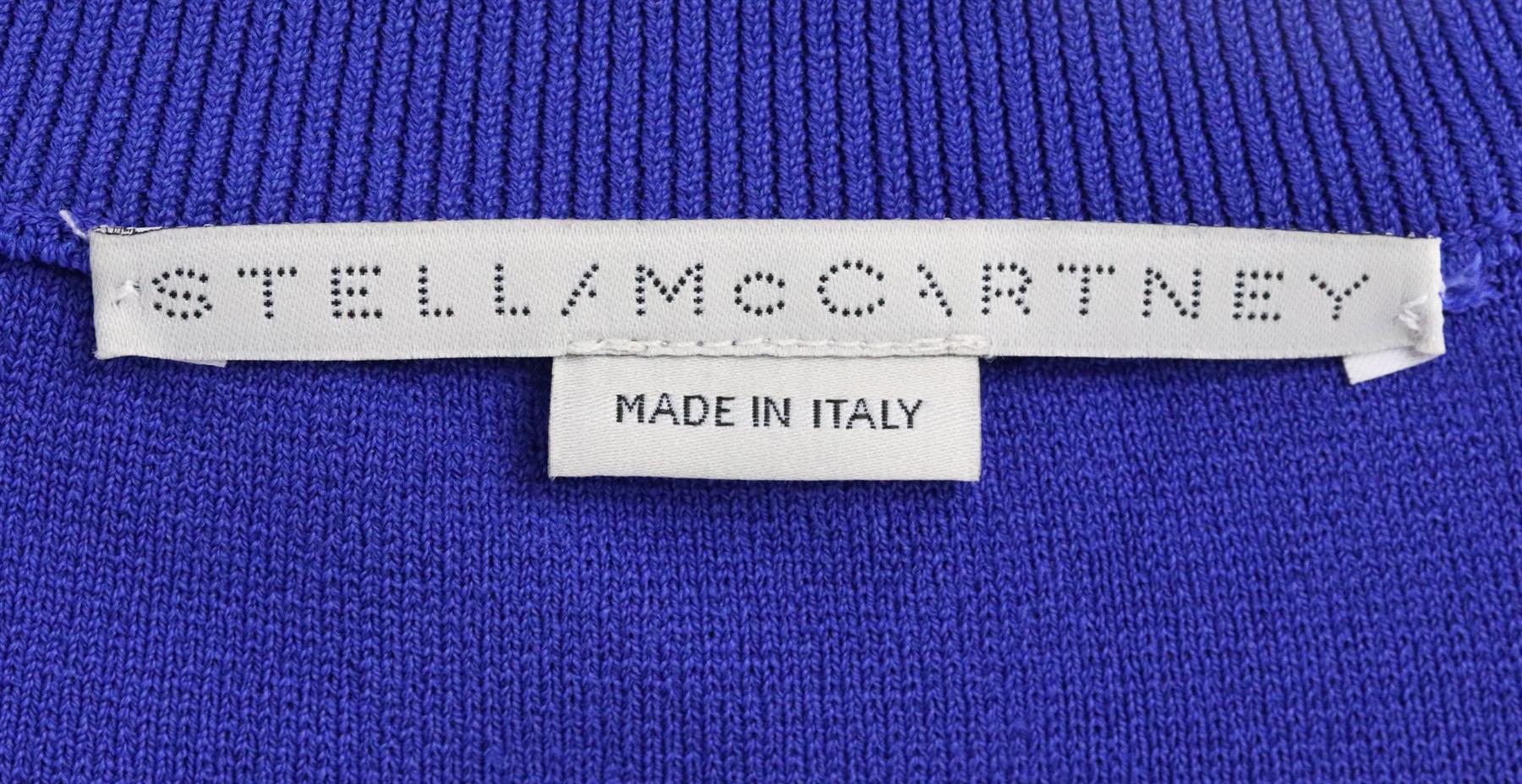 STELLA MCCARTNEY COLOUR BLOCK STRETCH KNIT JACKET IT 36 UK 4 - Image 5